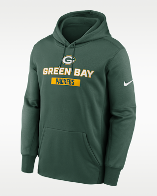 Green Bay Packers Toss Sweep Men's Nike Therma NFL Pullover Hoodie
